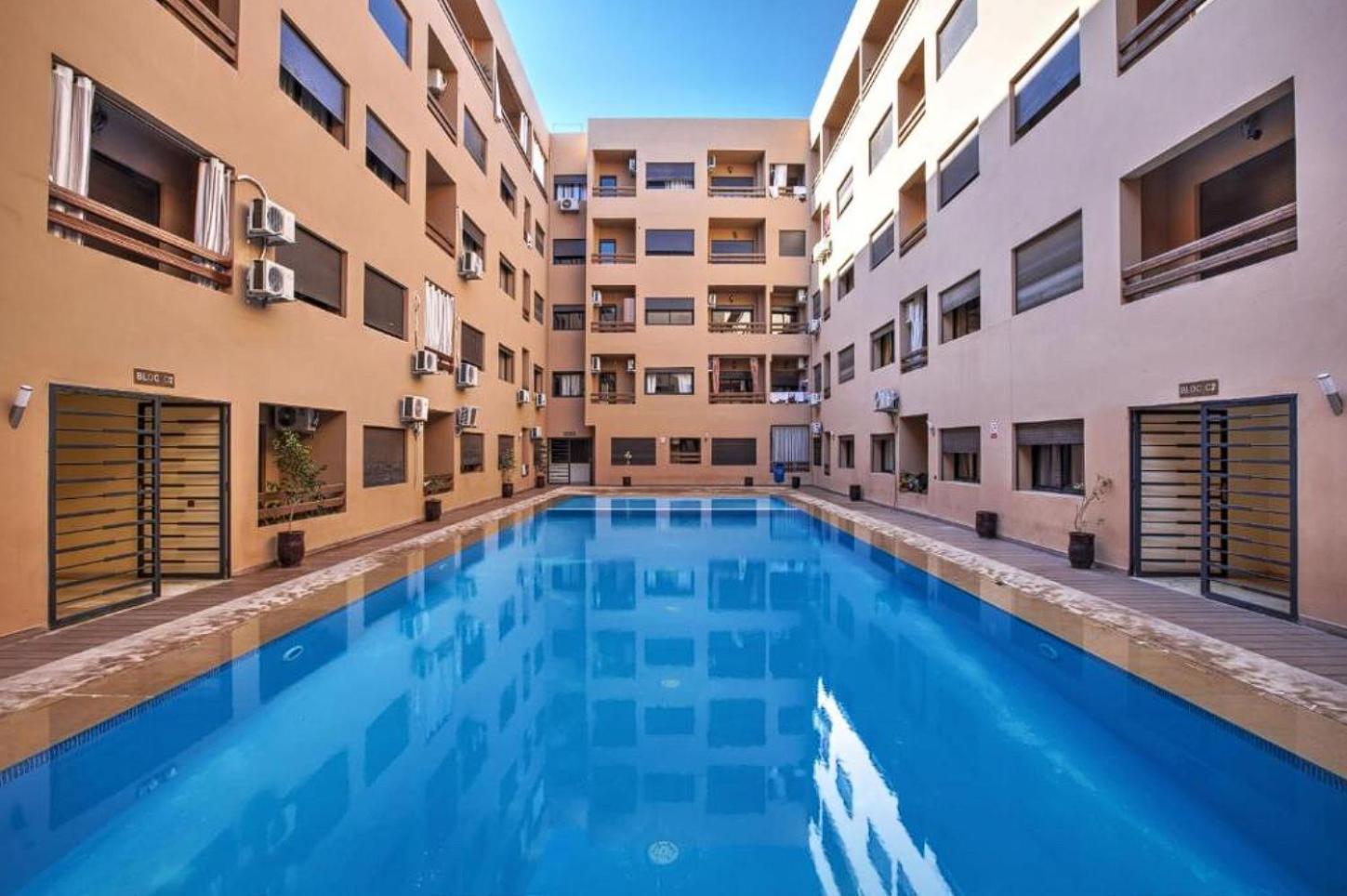 Appartement Gueliz Centre Marrakesch Exterior foto